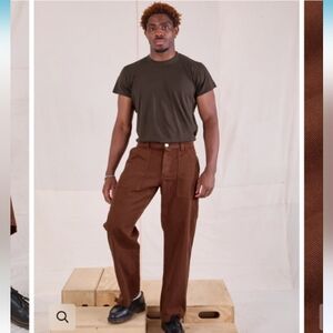 Big Bud Press Mix Rise Work Pants Fudgesicle Brown size Large UNISEX
